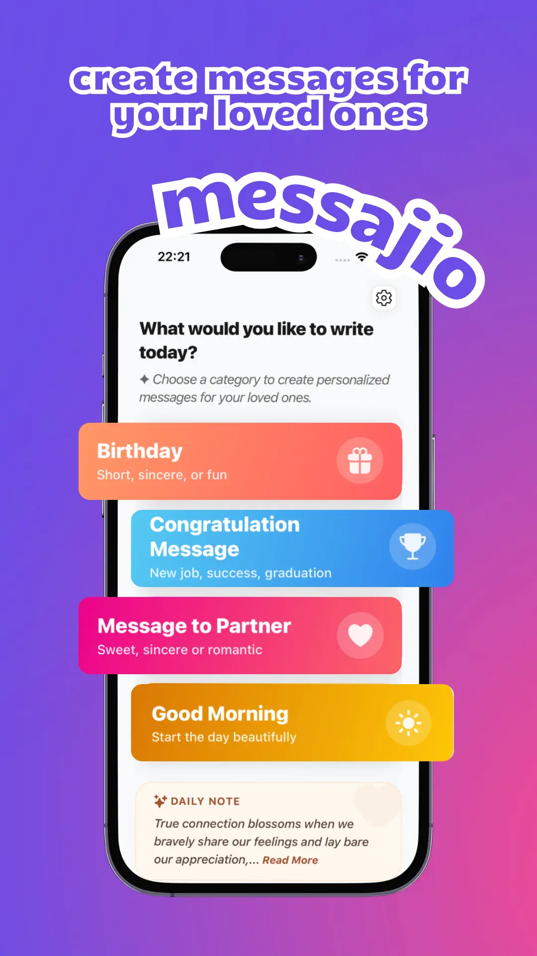 Messajio: Occasion Messages